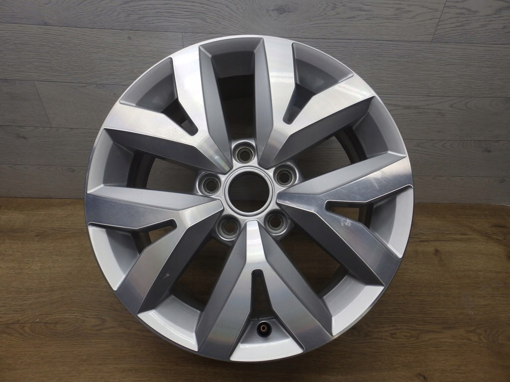 1x Alufelge 16 Zoll 6.5" 5x112 48ET Glanz Silber 5TA601025A VW Tiguan Touran FEL6335721442fu