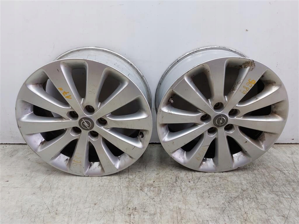 1x Alufelge 17 Zoll 7.0" 5x105 Matt Silber Opel Astra J Rim Wheel FEL2741524361ai