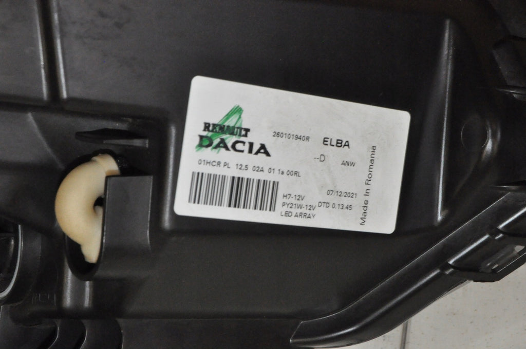 Frontscheinwerfer Dacia Sandero III Jogger 260101940R Rechts Headlight