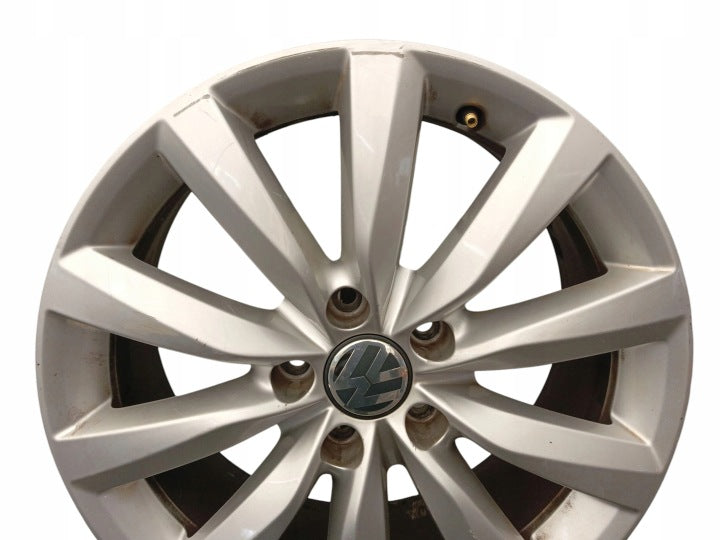 1x Alufelge 17 Zoll 7.0" 5x112 43ET Glanz Silber 5N0601025 VW Tiguan Rim Wheel FEL6576625828ev