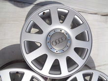 Load image into Gallery viewer, 1x Alufelge 16 Zoll 7.0&quot; 5x112 45ET Glanz Silber 4A0601025P Audi B5 Rim Wheel