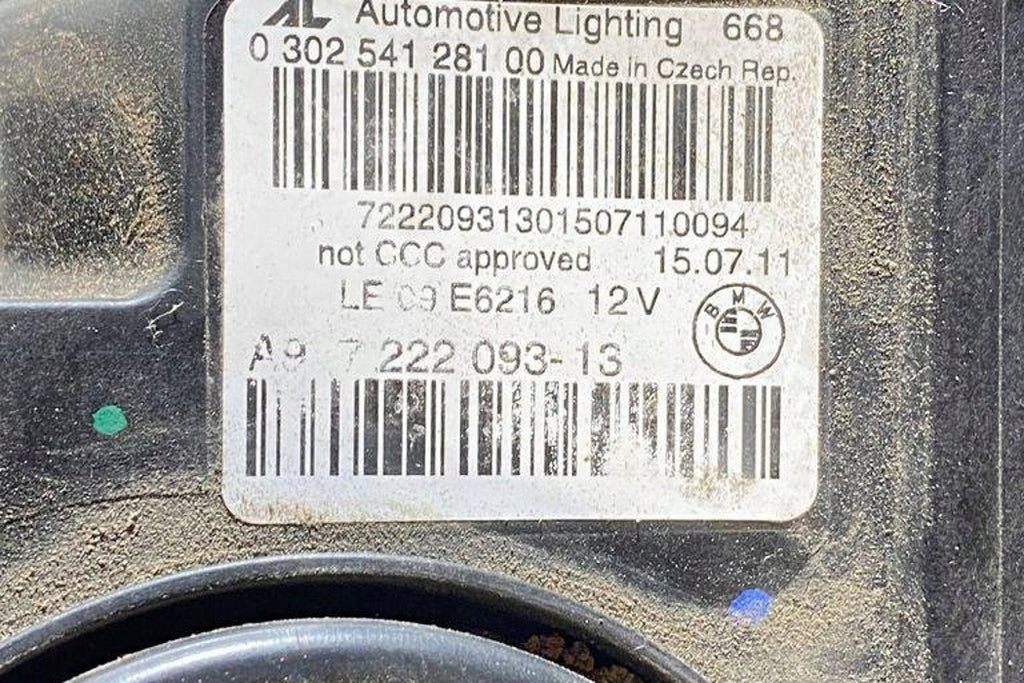 Frontscheinwerfer BMW 6 Coupe 7222093 Links Scheinwerfer Headlight SCH9426039182fo