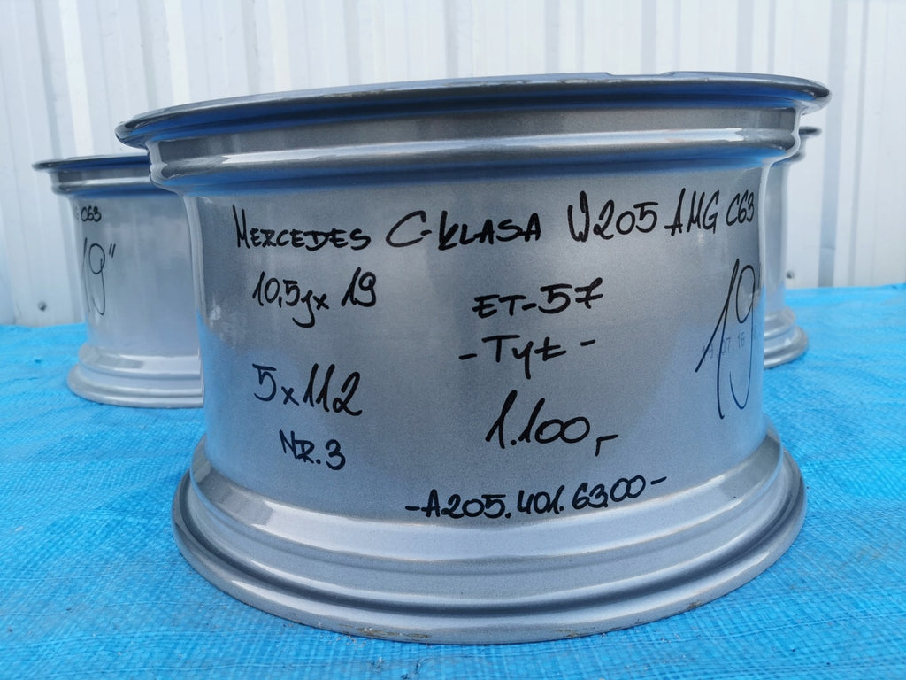1x Alufelge 19 Zoll 10.5" 5x112 57ET A2054016300 Mercedes-Benz W205 Rim Wheel FEL5125382114rp
