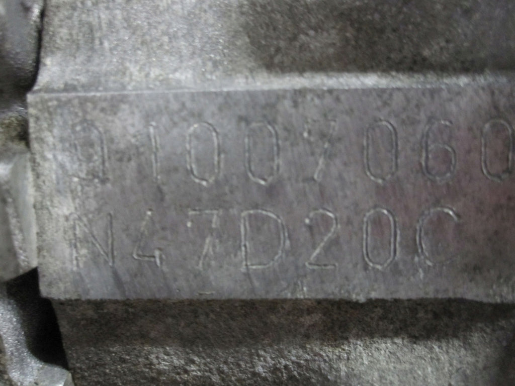 Motor BMW X3 E83 E60 3 E90 E87 N47D20C 2.0 143PS 151TKm 2009 Diesel Unkomplett