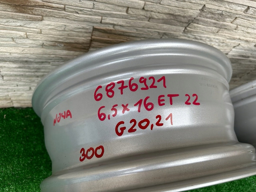 4x Alufelge 16 Zoll 6.5" 5x112 6876921 BMW G21 G20 Rim Wheel FEL6122342985br