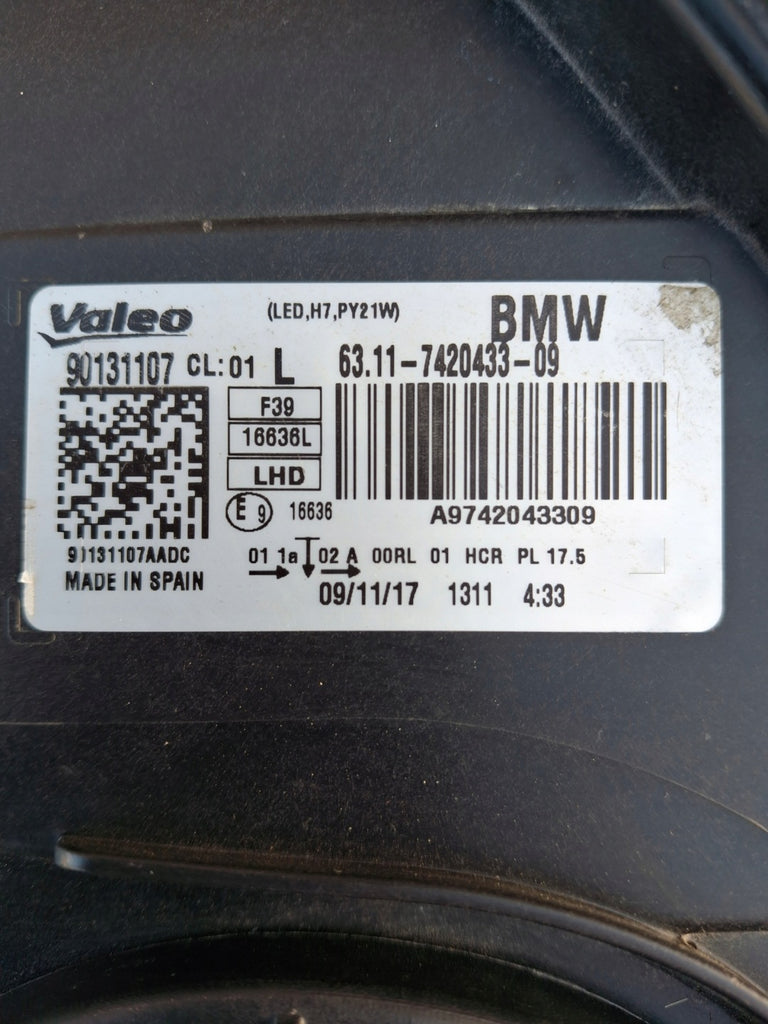 Frontscheinwerfer BMW X2 F39 7420434 7420433 Ein Satz Scheinwerfer Headlight SCH9752430937pv