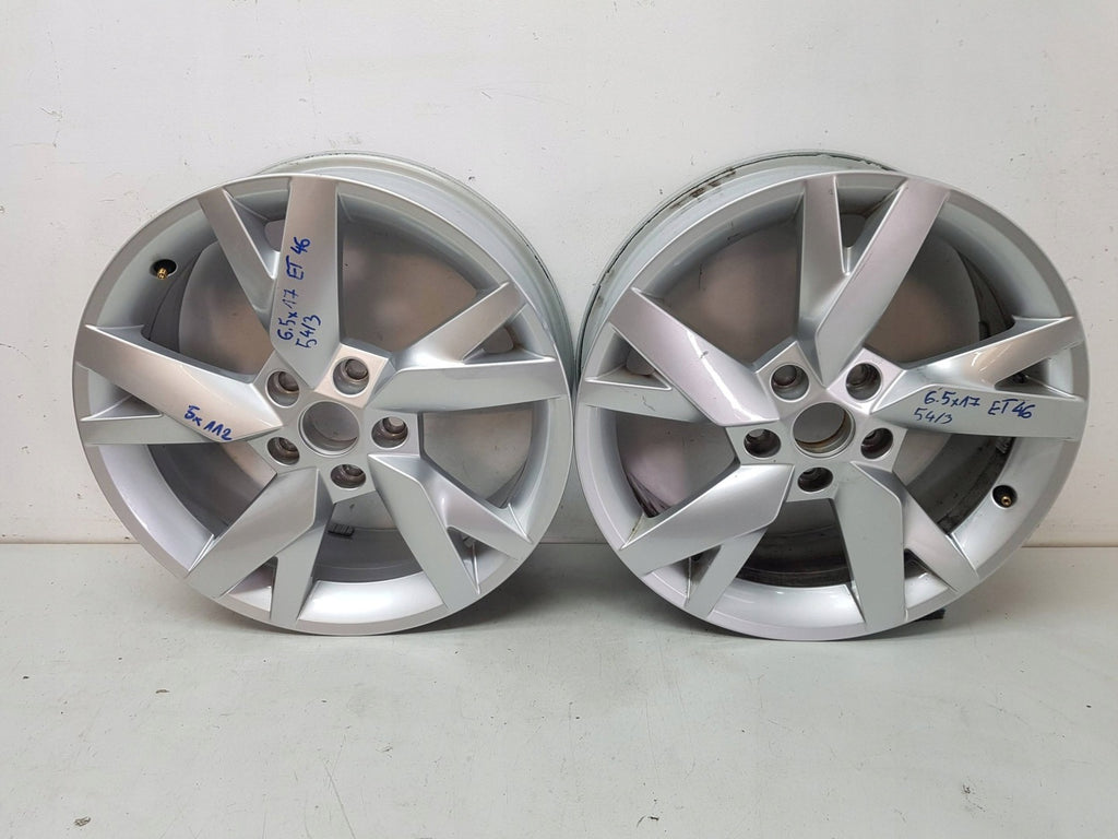 1x Alufelge 17 Zoll 5E3601025AC Skoda Octavia Rim Wheel FEL3468670889pl