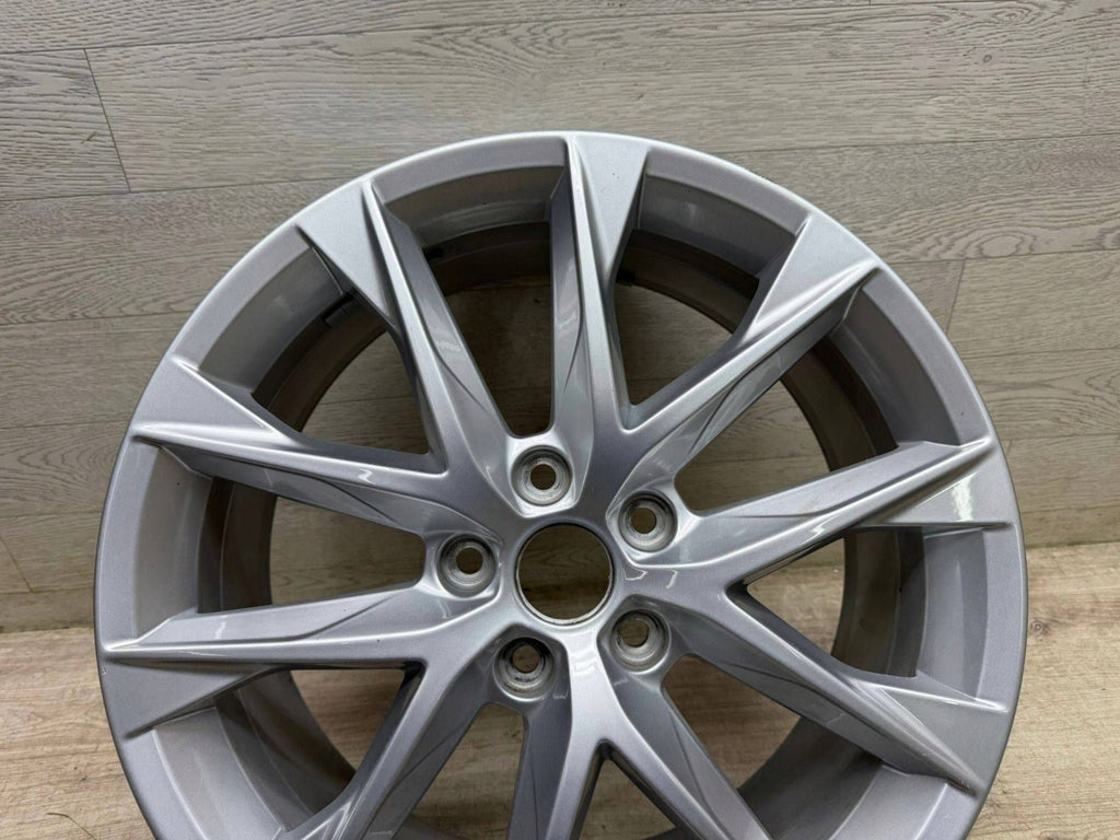 1x Alufelge 18 Zoll 7.5" 5x112 51ET Glanz Silber 5F0601025AA Seat Leon Rim Wheel FEL9429161697bm