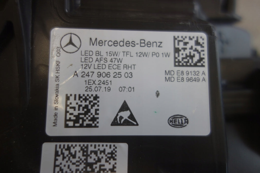 Frontscheinwerfer Mercedes-Benz W247 A2479062503 Full LED Links Headlight SCH2806669136zt