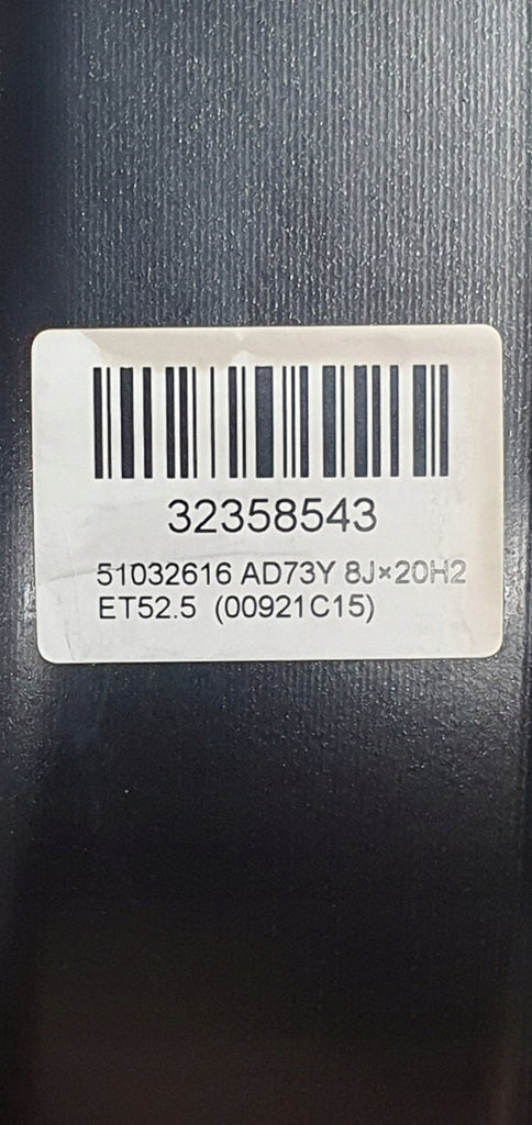 1x Alufelge 20 Zoll 8.0" 5x108 52 5ET Glanz Schwarz 32358543 Volvo Xc60 Ii FEL8424433487ez