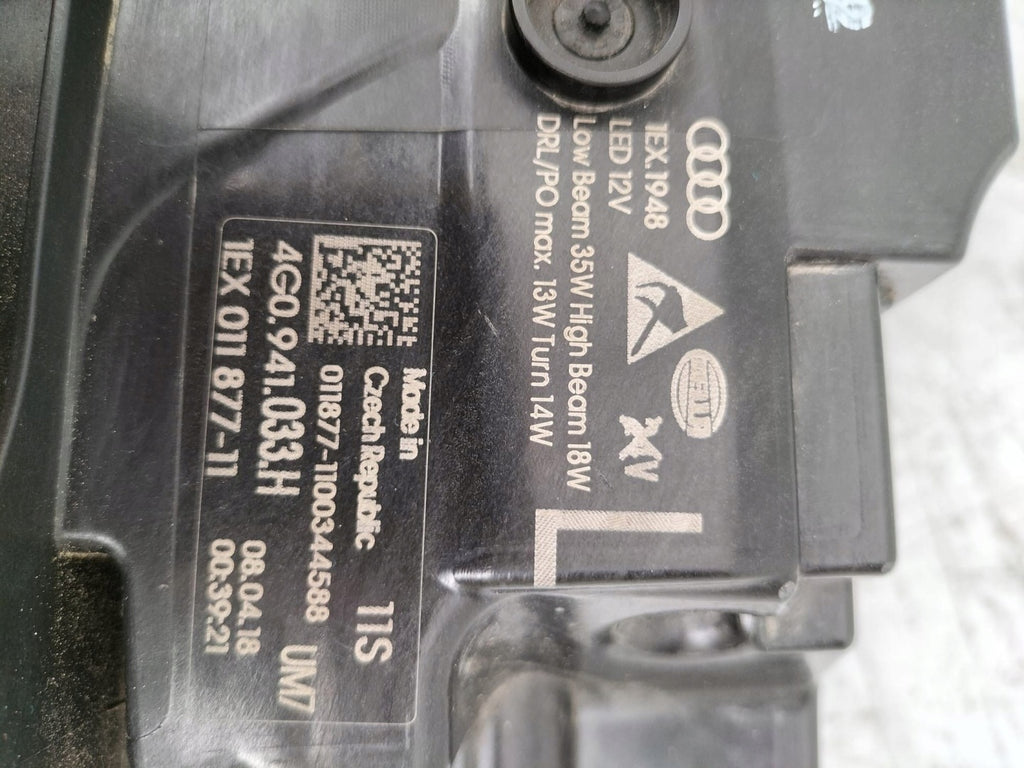 Frontscheinwerfer Audi A6 C7 4G0941033H 1EX01187711 Links Scheinwerfer Headlight SCH8894643727dl