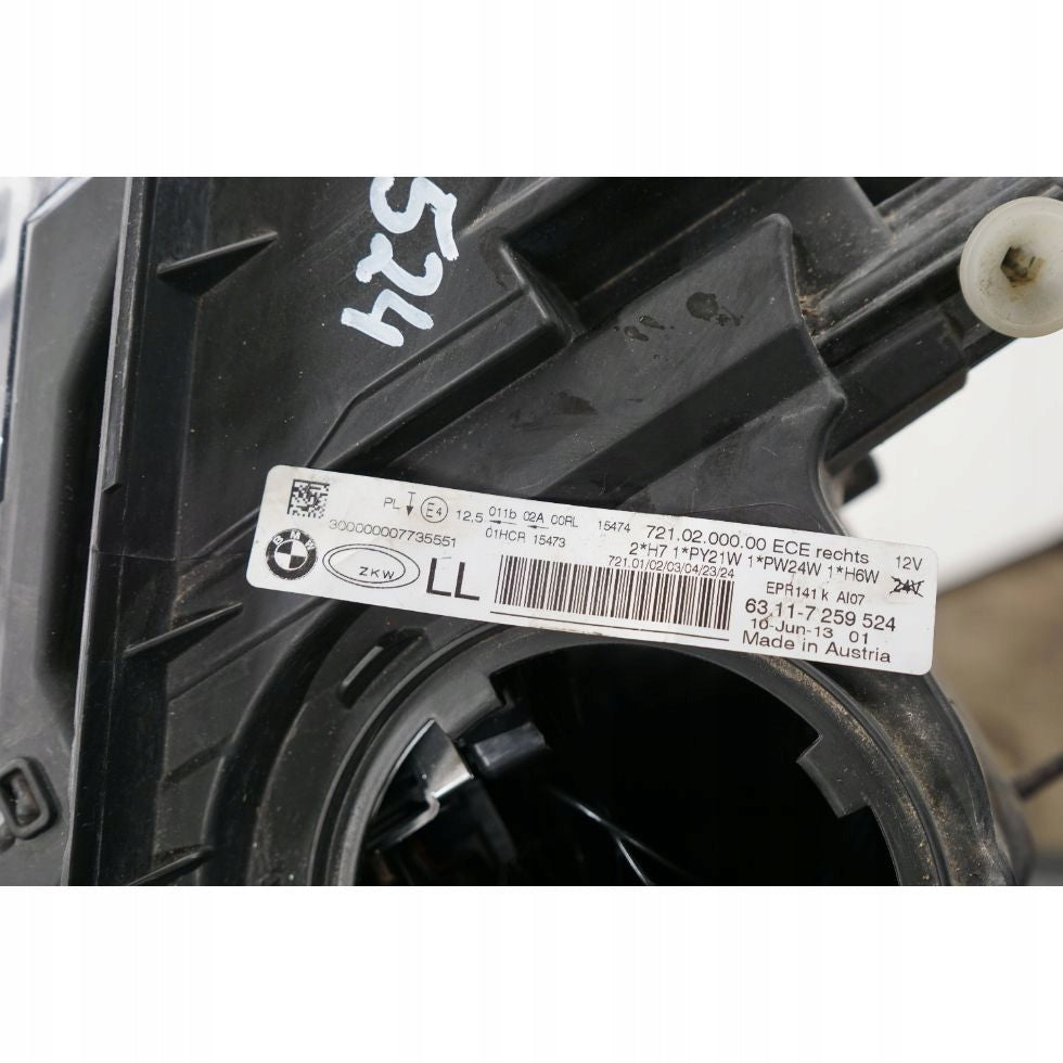 Frontscheinwerfer BMW 3 F30 F31 7259524 Rechts Scheinwerfer Headlight SCH2734541106zp