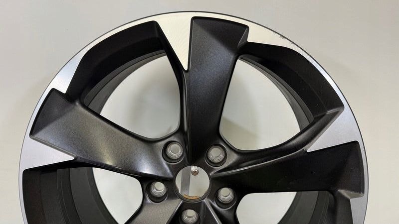 1x Alufelge 18 Zoll 7.5" 5x112 46ET Glanz Schwarz 5FA601025H Seat Rim Wheel FEL1190061909ia