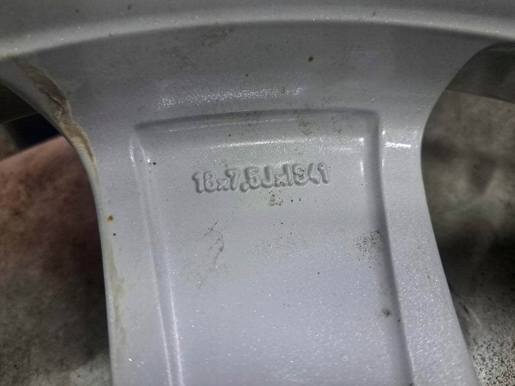 1x Alufelge 18 Zoll 7.5" 5x115 41ET Silber 13312747 Chevrolet Cruze Insignia FEL3681558106tx