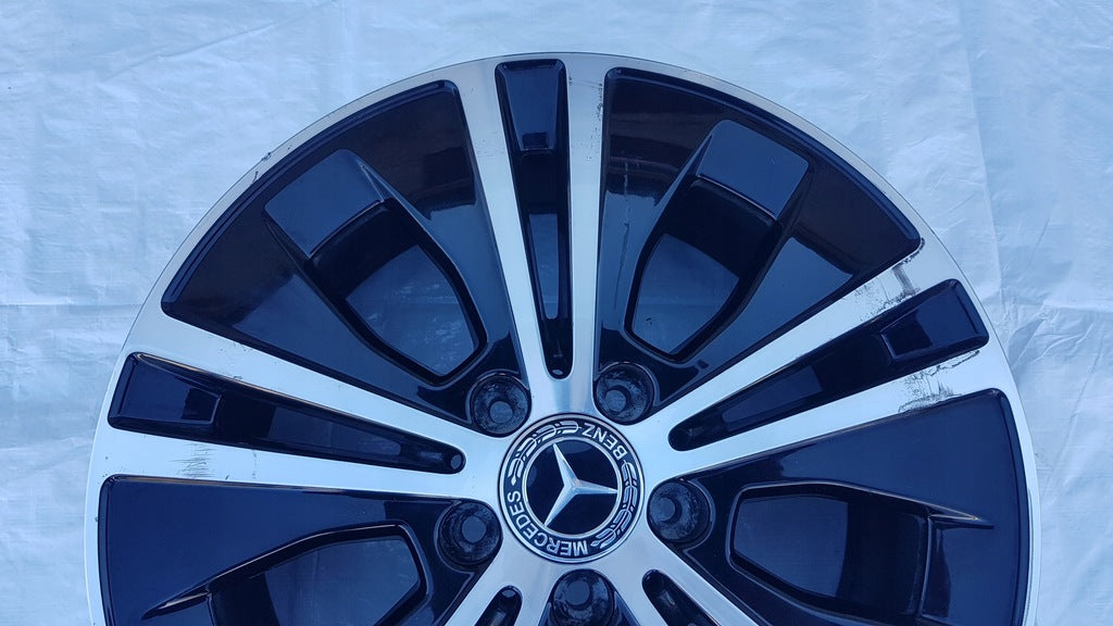 1x Alufelge 17 Zoll 7.5" 5x112 40ET Glanz Schwarz A2134015100 Mercedes-Benz W213 FEL9904545126td