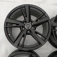 Laden Sie das Bild in den Galerie-Viewer, 4x Alufelge 18 Zoll 8.0" 5x112 46ET Glanz Schwarz 8Y0601025N Audi Rim Wheel FEL2183447185dn
