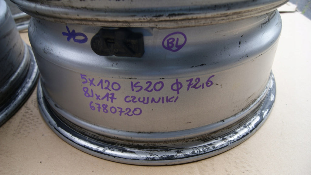 4x Alufelge 17 Zoll 8.0" 5x120 30ET Matt Silber 6780720 BMW Rim Wheel FEL2679136854fb