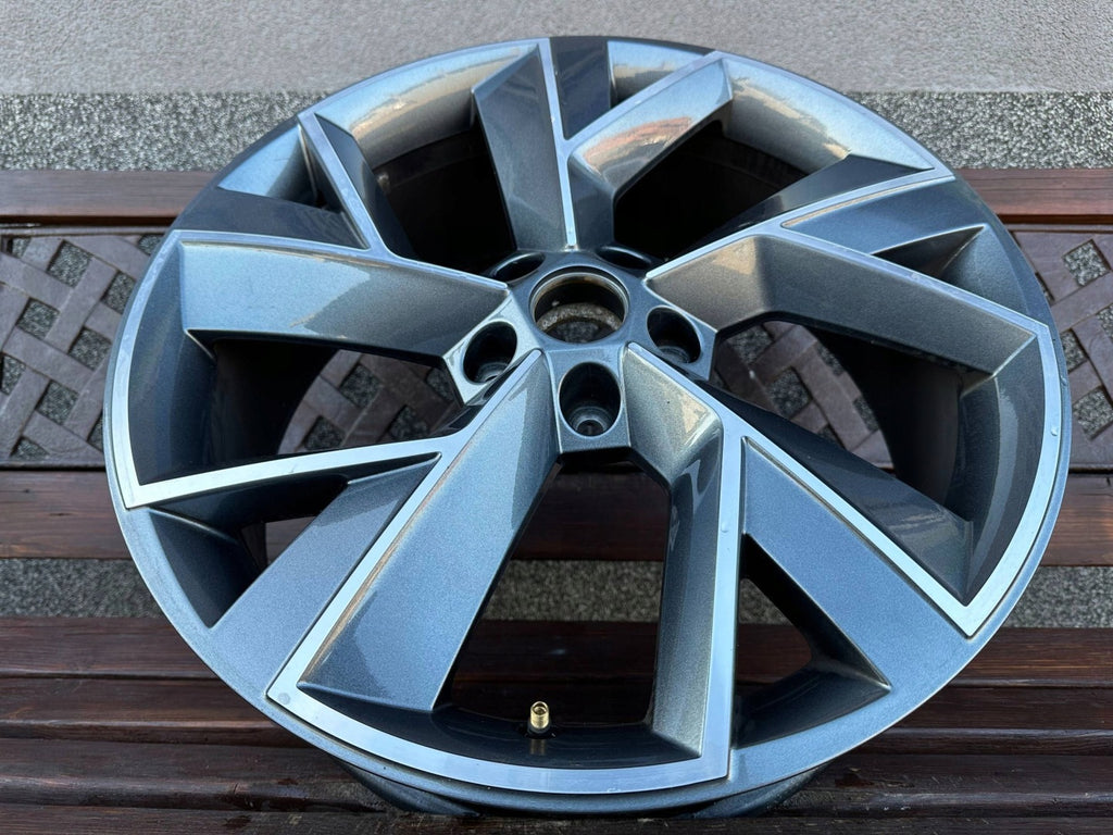 1x Alufelge 19 Zoll 7.0" 5x112 43ET Glanz Graphit 565601025F Mg Kodiaq Rim Wheel FEL3360442578gm