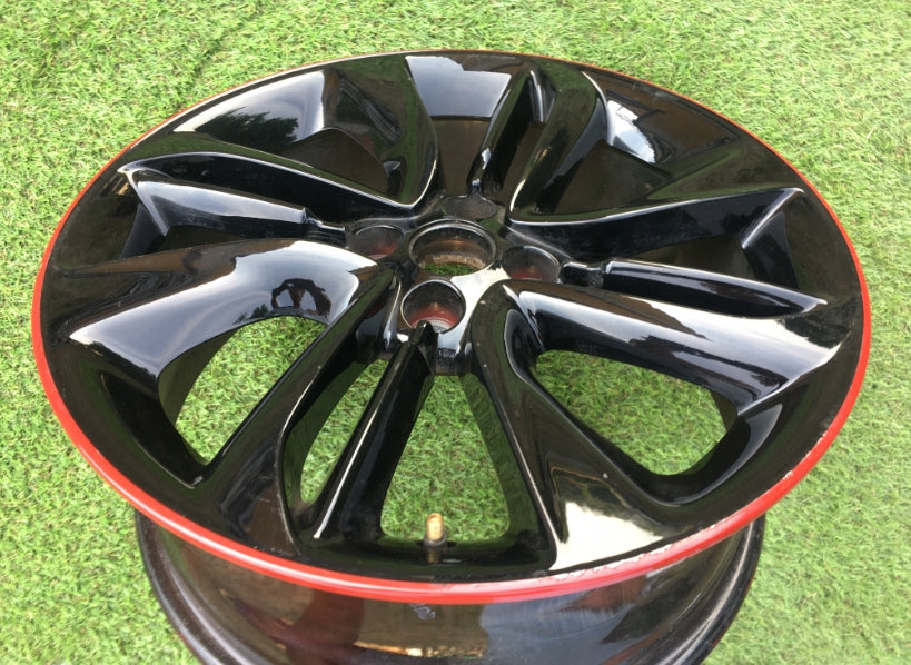 1x Alufelge 17 Zoll 7.0" 4x100 44ET OP035K3 Opel Corsa Rim Wheel