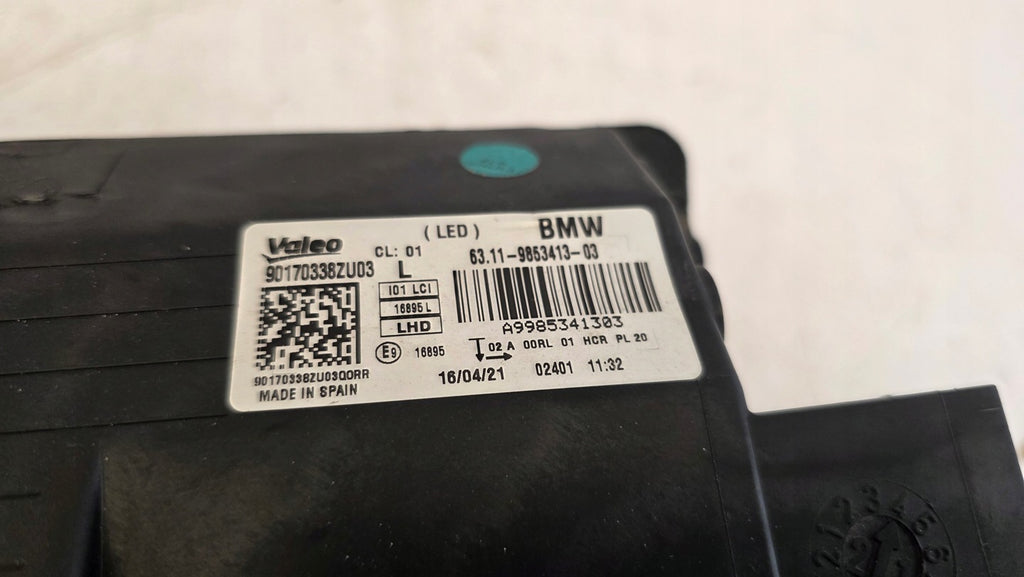 Frontscheinwerfer BMW I3 I01 9853413-03 160421 LED Links Scheinwerfer Headlight SCH8519844847lv