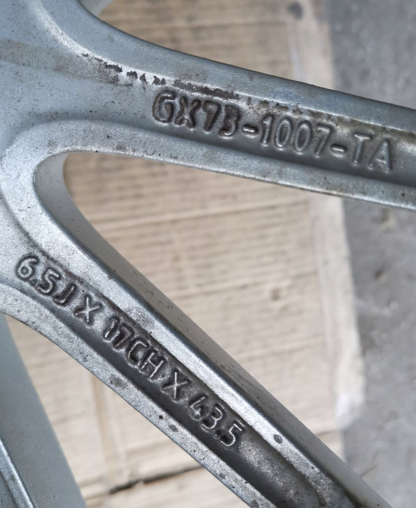 1x Alufelge 17 Zoll 6.5" 5x108 43 5ET Matt Silber GX73-1007-TA Jaguar Rim Wheel FEL2056882443le