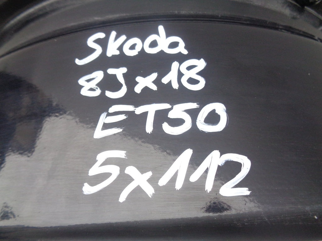 1x Alufelge 18 Zoll 8.0" 5x112 50ET Skoda Rim Wheel FEL3785465497yt