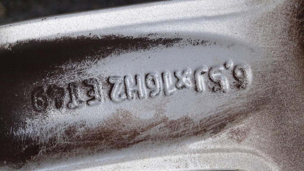 1x Alufelge 16 Zoll 6.5" 5x112 49ET A2464010202 Mercedes-Benz W246 Rim Wheel