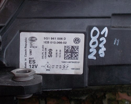 Frontscheinwerfer VW Golf VII 5G1941006D Rechts Scheinwerfer Headlight SCH9054936296at