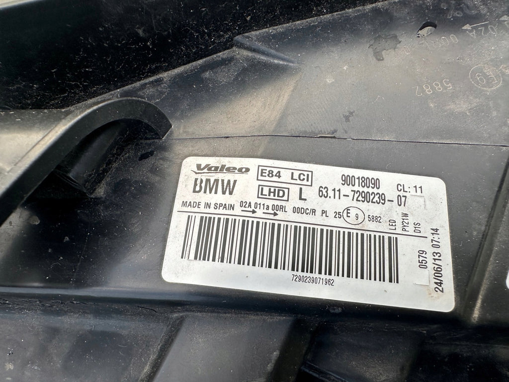 Frontscheinwerfer BMW X1 E84 7290239-07 Xenon Links Scheinwerfer Headlight SCH6210107692at