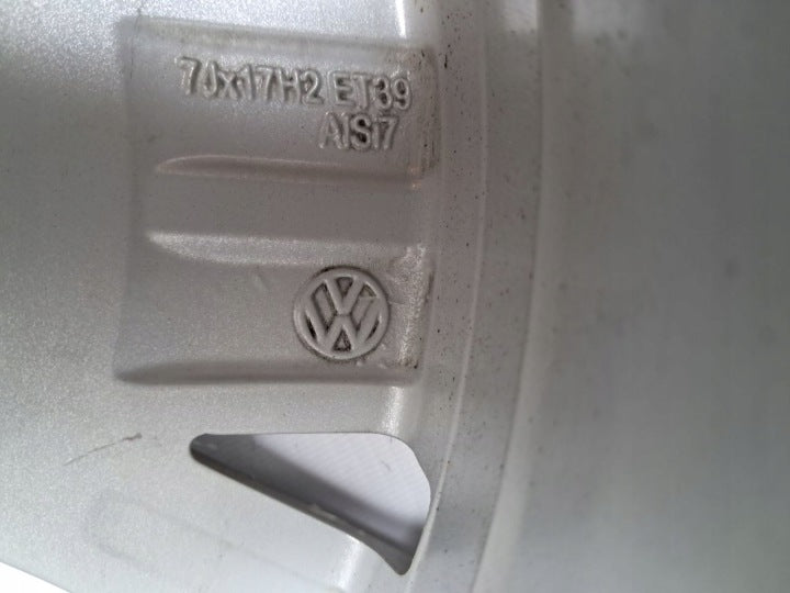 1x Alufelge 17 Zoll 7.0" 5x112 39ET Glanz Silber 7N0601025L VW Sharan Rim Wheel FEL6796760346tq
