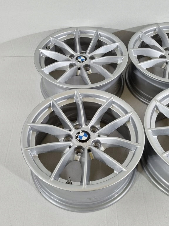 4x Alufelge 16 Zoll 6.5" 5x112 22ET Glanz Silber 6876921 BMW Rim Wheel FEL1283093627vd