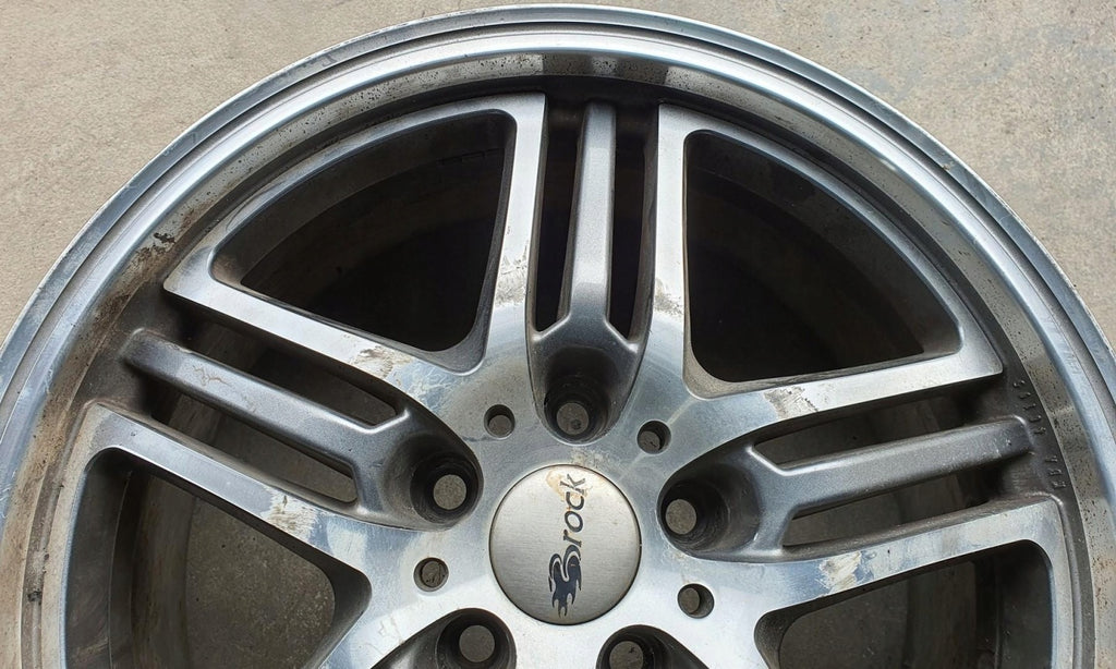 1x Alufelge 17 Zoll 7.5" 5x108 35ET Glanz Schwarz Rim Wheel FEL8393271202lx
