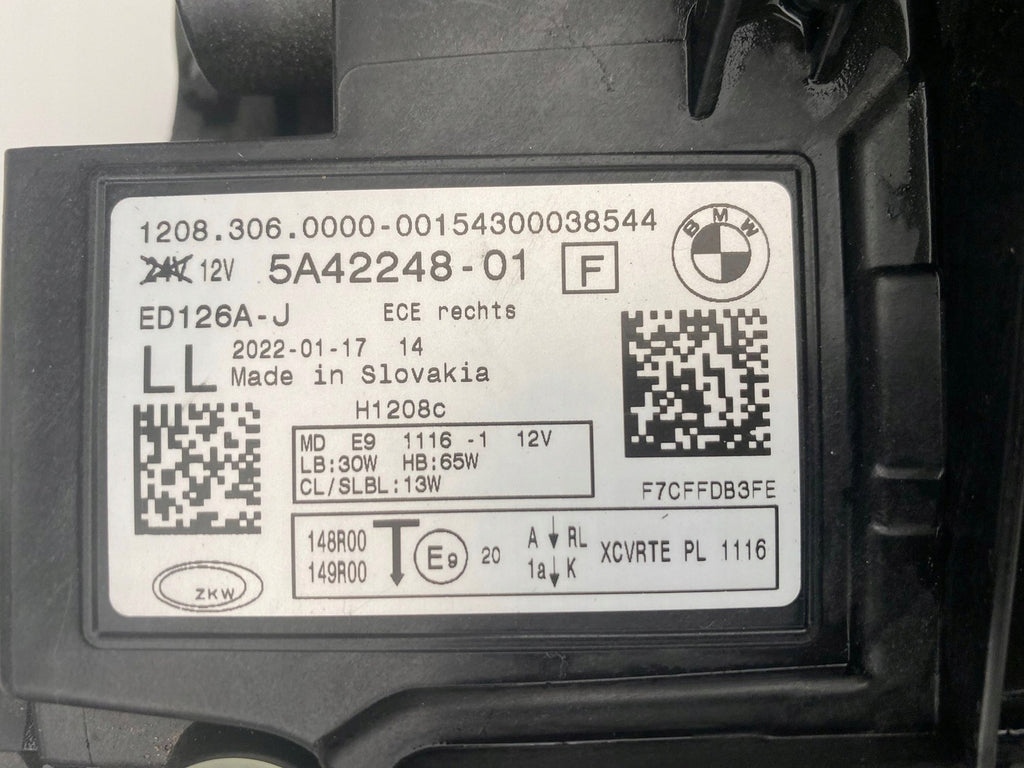 Frontscheinwerfer BMW 2 Active Tourer U06 5A42248-01 Full LED Vorderseite SCH1187451702rt