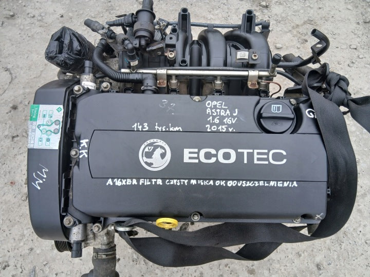 Motor Opel Astra Zafira B A16XER 1.6 85kW 143TKm 2015 Benzin Engine Unkomplett MOT1162681885vw