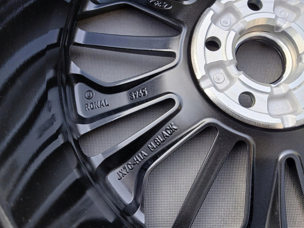 1x Alufelge 18 Zoll 8.0" 5x108 55ET Matt Schwarz JX7C-S1 Ford Focus Rim Wheel FEL4847949575rb