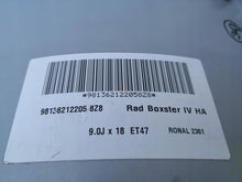 Load image into Gallery viewer, 1x Alufelge 18 Zoll 9.0" 5x130 47ET 98136212205 Porsche Cayman Boxster 981 FEL1955925975vo