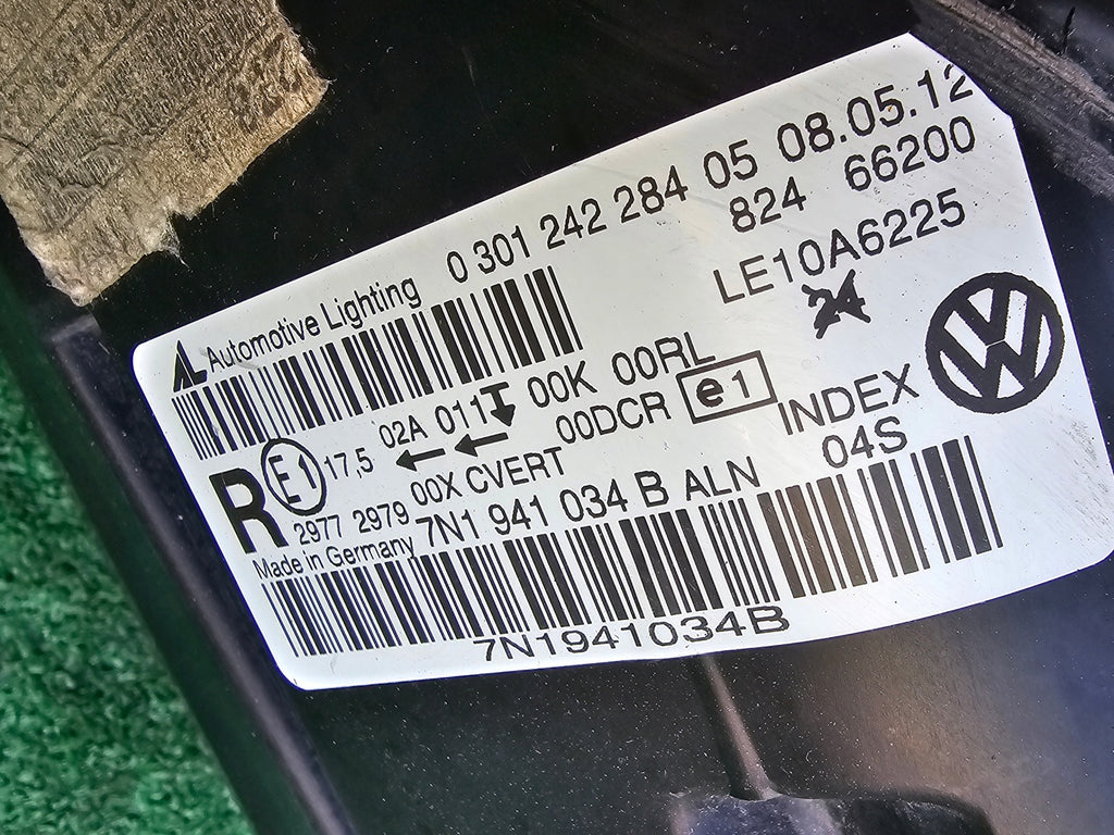 Frontscheinwerfer VW Sharan 7n1 7N1941034B Bi-Xenon Rechts Headlight SCH2087569051ci