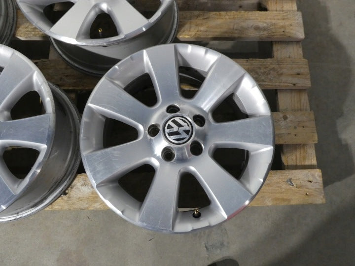 4x Alufelge 16 Zoll 6.5" 5x112 33ET 5N0601025A VW Tiguan Rim Wheel FEL2814990710lq