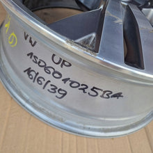 Laden Sie das Bild in den Galerie-Viewer, 1x Alufelge 16 Zoll 6.0" 4x100 39ET Glanz Silber 1S0601025BA Mg Mii Up Rim Wheel FEL3705522643fq