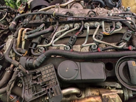 Motor Audi VW A4 CAG 2.0 TDI 256TKm Benzin Engine Komplett