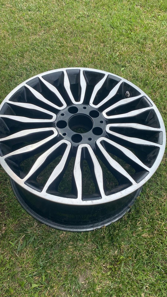 1x Alufelge 18 Zoll 8.5" 5x112 48ET Glanz Silber A2124010100 Mercedes-Benz W212