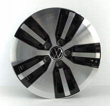 Laden Sie das Bild in den Galerie-Viewer, 4x Alufelge 16 Zoll 6.5" 5x112 46ET Glanz Schwarz 5GE601025 VW Golf Rim Wheel FEL6308916914ws