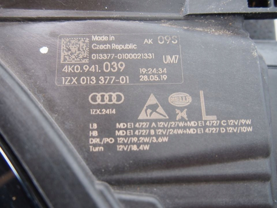 Frontscheinwerfer Audi A6 4K0941039 Full LED Links Scheinwerfer Headlight SCH4682276587jf