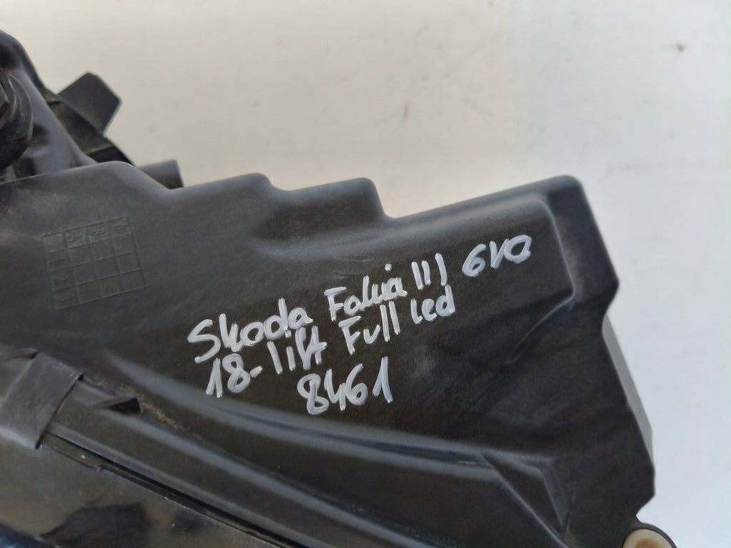 Frontscheinwerfer Skoda Fabia III 6V1941015F Full LED Links Headlight