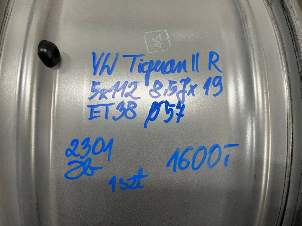 1x Alufelge 19 Zoll Glanz 5NA601025AG VW Tiguan Rim Wheel FEL2924867935oj