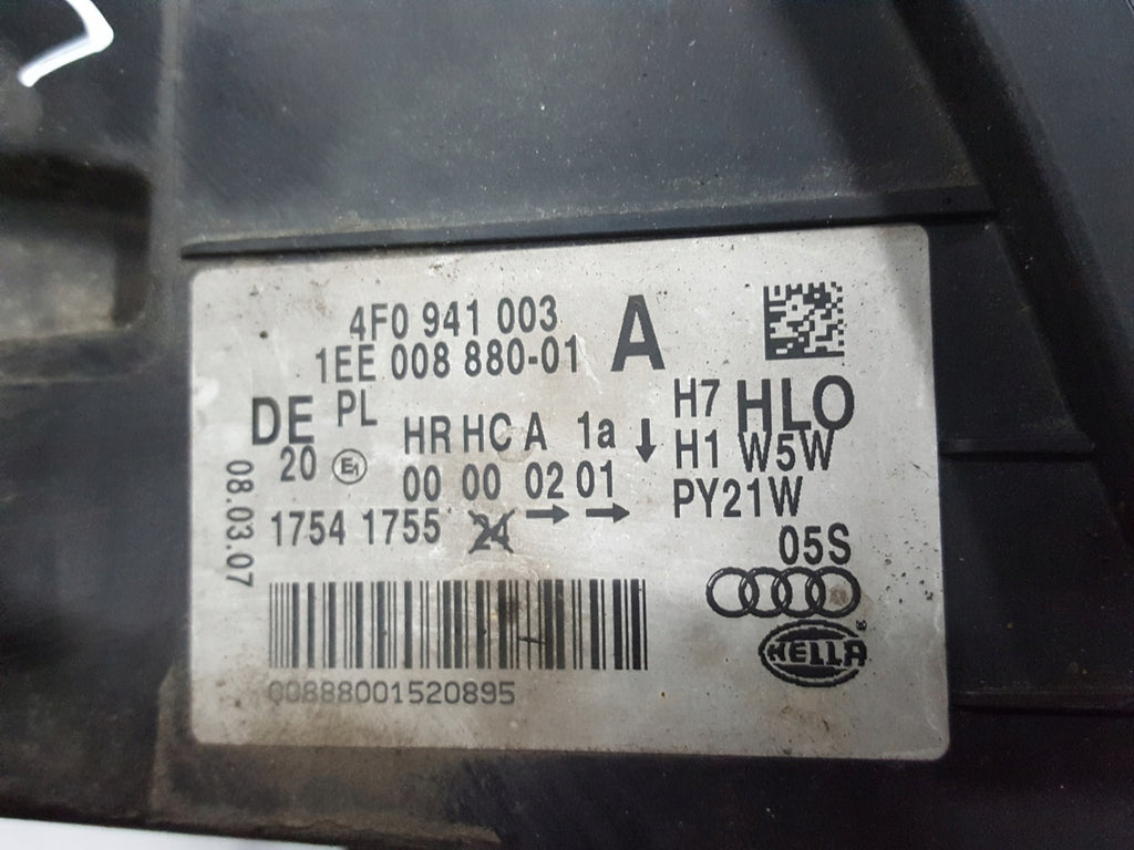 Frontscheinwerfer Audi A6 C6 4F0941003A LED Links Scheinwerfer Headlight