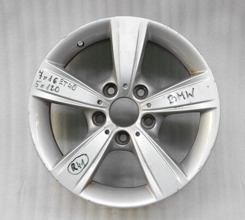 1x Alufelge 16 Zoll 7.0" 5x120 40ET Glanz Silber 6796199 BMW 2 F22 1 F21 F23 F20