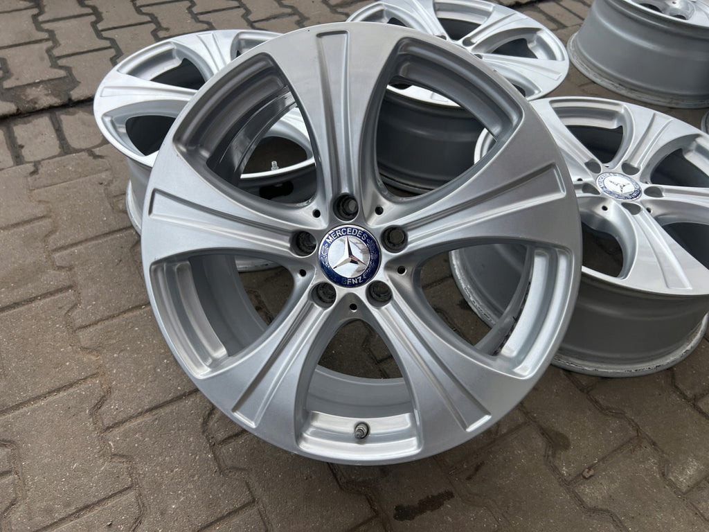 4x Alufelge 18 Zoll 8.0" 5x112 Glanz Silber A2534010800 Mercedes-Benz Vito FEL6332443496gp
