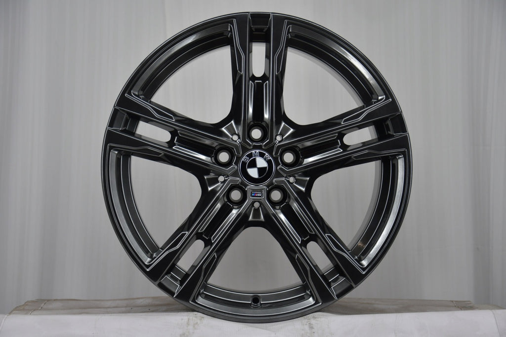 4x Alufelge 18 Zoll 8.0" 5x112 57ET Glanz Graphit 8092352 BMW F40 Mg Rim Wheel FEL4962621639uv