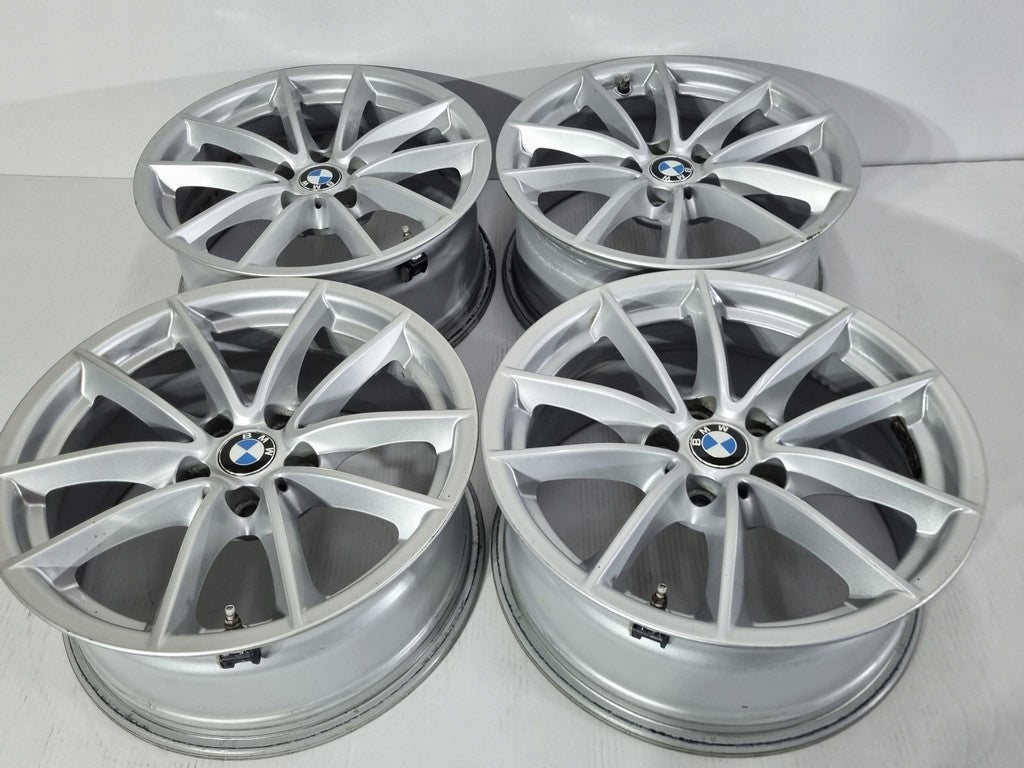 4x Alufelge 17 Zoll 7.5" 5x112 27ET Glanz Silber BMW Rim Wheel FEL6756263863iz